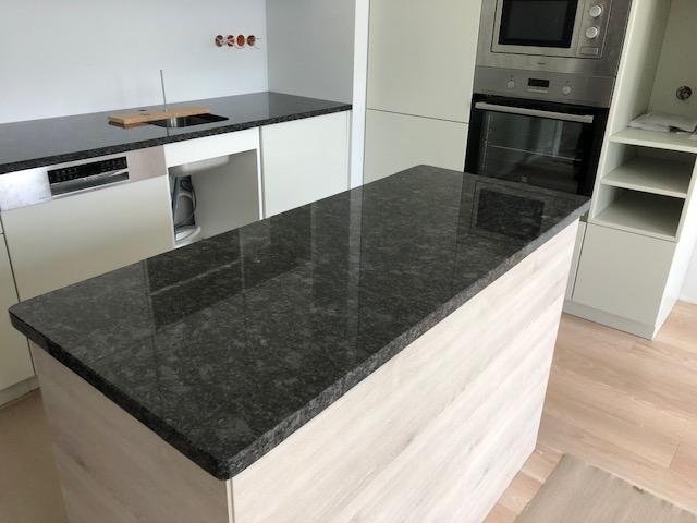 Granite and quartzite kitchen countertops compared side by side